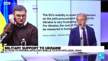 El plan de la UE para proporcionar proyectiles de artillería a Ucrania se topa con un obstáculo legal