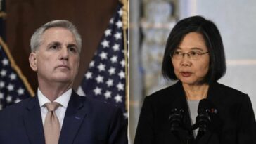El presidente de la Cámara de Representantes de EE. UU., Kevin McCarthy, se reunirá con la presidenta de Taiwán, Tsai Ing-wen, en California