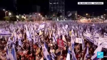 Israelíes protestan por 16ª semana consecutiva contra la reforma judicial de Netanyahu