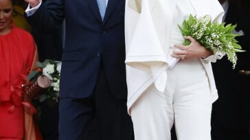 La princesa Alexandra de Luxemburgo y su nuevo esposo, Nicolas Bagory, se casaron esta tarde en una ceremonia civil en el Ayuntamiento de Luxemburgo.