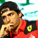 JEDDAH, SAUDI ARABIA - MARCH 16: Carlos Sainz of Spain and Ferrari attends the Drivers Press