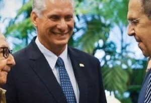 Presidente cubano Díaz-Canel recibe al canciller ruso Lavrov