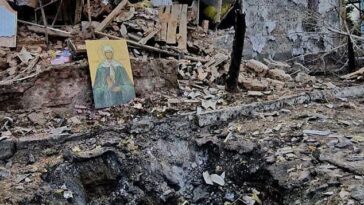 Se cree que Rusia realizó un cruel ataque de Pascua durante la noche cuando bombardeó una iglesia en la región de Zaporizhzhia en Ucrania.