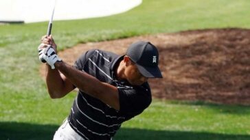 Tiger Woods llega a Augusta para prepararse para el Masters
