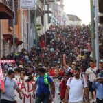 “Vía Crucis” migratorio con 5,000 personas de Tapachula a CDMX