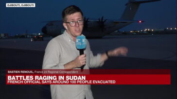 Vuelo francés evacua alrededor de 100 personas de Sudán