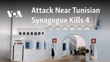 Ataque cerca de sinagoga tunecina mata a 4