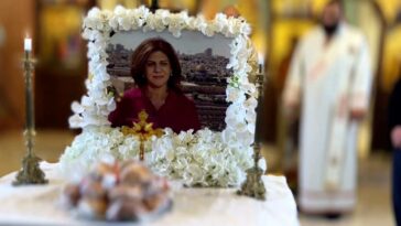 Celebran memorial por la periodista palestina asesinada Shireen Abu Akleh