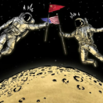 China y Estados Unidos apuntan al mismo lado de la luna.  ¿Podrían dejar de lado la carrera espacial y trabajar juntos?