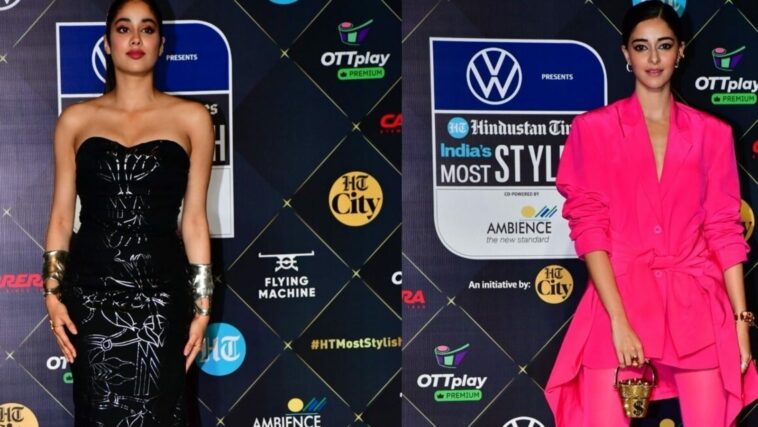 Desde Janhvi Kapoor hasta Ananya Panday, las celebridades mantienen su estilo en HT India's Most Stylish 2023
