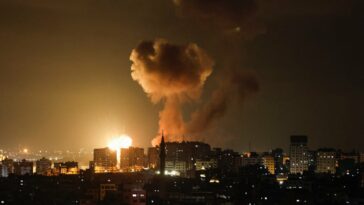 Ejército israelí realiza ataques aéreos en Gaza tras lanzamiento de cohetes