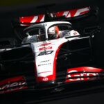 MIAMI, FLORIDA - MAY 06: Kevin Magnussen of Denmark driving the (20) Haas F1 VF-23 Ferrari on track