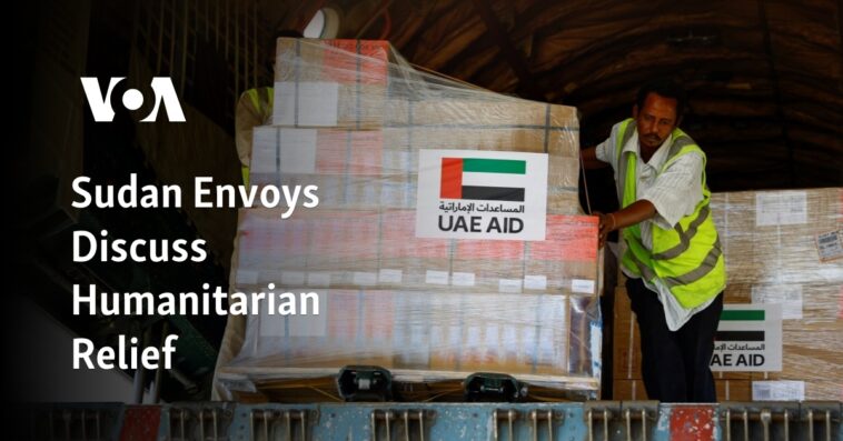 Enviados de Sudán discuten ayuda humanitaria