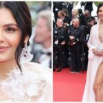 Esha Gupta hace su debut en el Festival de Cine de Cannes con un vestido blanco con abertura alta.  ver fotos