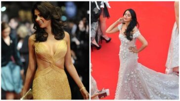Internet reacciona a la apariencia 'icónica' del Festival de Cine de Cannes de Mallika Sherawat a lo largo de los años: estaba muy adelantada a su tiempo