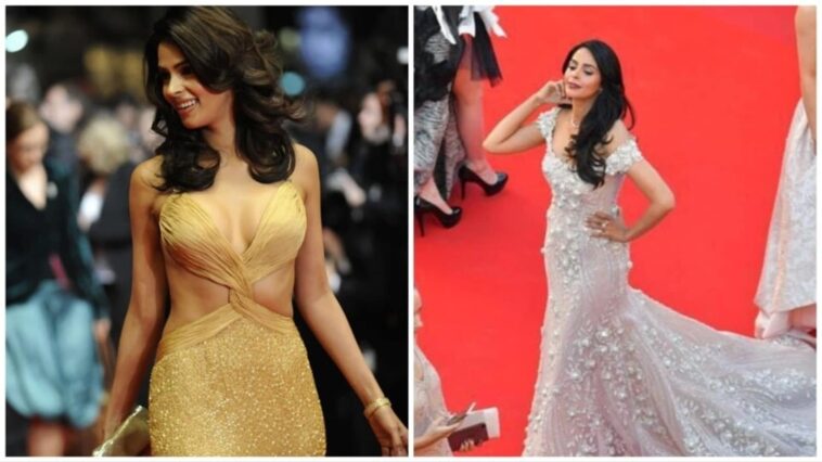 Internet reacciona a la apariencia 'icónica' del Festival de Cine de Cannes de Mallika Sherawat a lo largo de los años: estaba muy adelantada a su tiempo