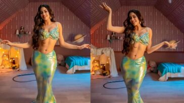 Janhvi Kapoor se transforma en la princesa Ariel de La Sirenita y recita el poema 'Machhli Jal Ki Rani Hai'