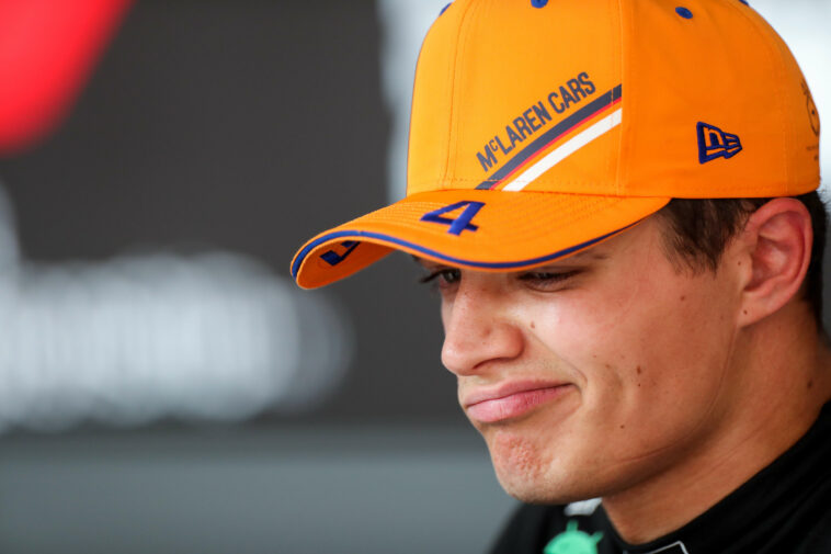 MONTE-CARLO, MONACO - MAY 27: Lando Norris of McLaren and Great Britain  during qualifying ahead of