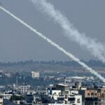 Rocket fire at Israel from Gaza Strip  credit: Reuters/Mohammed Salem