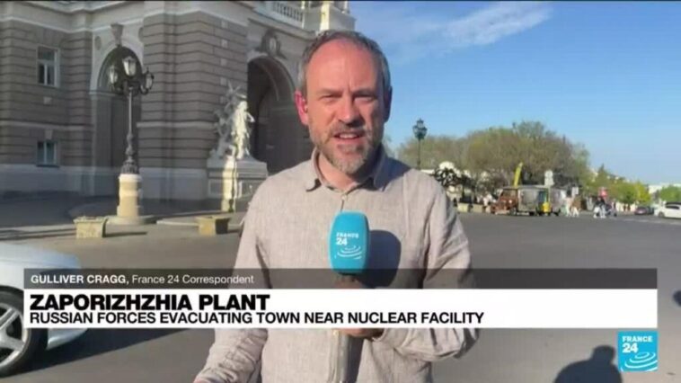 Las evacuaciones rusas cerca de la instalación nuclear de Zaporizhzhia levantan sospechas