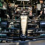 MELBOURNE, AUSTRALIA - APRIL 2: Mercedes-AMG PETRONAS Formula One Team garage before the start of