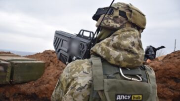 Los guardias fronterizos de Ucrania derriban un UAV ruso con un arma anti-dron