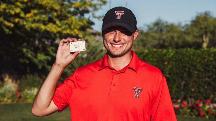 Ludvig Aberg de Texas Tech finaliza primero en la clasificación de la Universidad del PGA Tour 2023, ganando una tarjeta del PGA Tour hasta la temporada 2024
