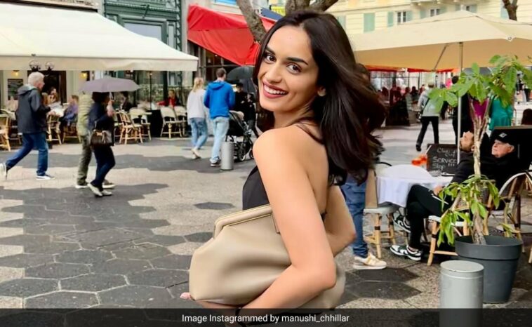 Manushi Chhillar Shows Off New Look In France -