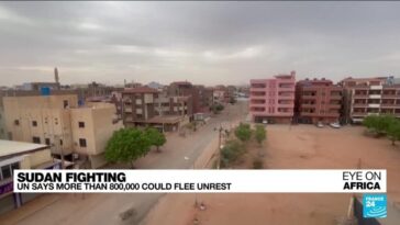 Más de 800.000 personas podrían huir de los disturbios en Sudán, dice la ONU