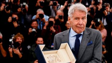 'Necesito sentarme y descansar', Harrison Ford se despide de Indiana Jones después de 40 años de viaje en el estreno de Cannes