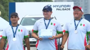Selección masculina de México gana plata en Mundial de tiro con arco en Shanghái
