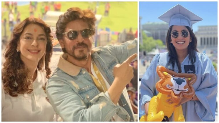 Shah Rukh Khan anima a la hija de Juhi Chawla cuando se gradúa de la Universidad de Columbia: 'No puedo esperar para celebrar'