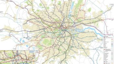 Transport for London (TfL) ha revelado un mapa geográficamente preciso del metro, con una distancia sorprendente entre muchas plataformas icónicas.