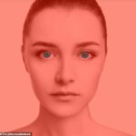 ¿De qué color dirías que son los ojos de esta mujer?  Tu cerebro probablemente te dirá que son azules.  Pero ha sido víctima de una ilusión óptica, ya que los iris de la modelo son en realidad grises.