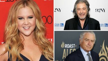 Amy Schumer reacciona a que Robert De Niro y Al Pacino se convirtieron en padres recientemente: "Si fuera Jane Fonda..."