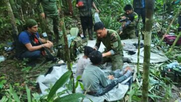 Cuatro niños indígenas que desaparecieron durante seis semanas en la selva amazónica colombiana después de un accidente aéreo habrían sido encontrados con vida