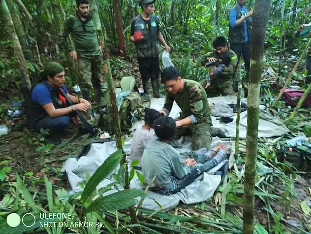 Cuatro niños indígenas que desaparecieron durante seis semanas en la selva amazónica colombiana después de un accidente aéreo habrían sido encontrados con vida