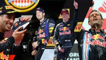 Desde la redención de Ricciardo en Mónaco hasta la primera de Verstappen: nuestros escritores eligen su favorita de las 100 victorias de Red Bull.