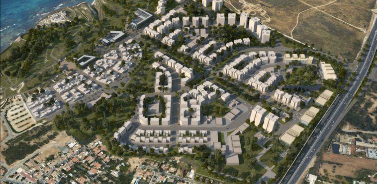 Planned Apollonia neighborhood in Herzliya  credit: Israel Land Authority