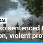 Estallan violentas protestas en Senegal tras la condena a prisión del líder opositor Sonko