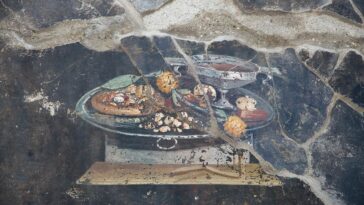 Fresco de Pompeya sugiere 'predecesor' de la pizza