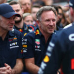 BARCELONA, SPAIN - JUNE 04: Red Bull Racing Team Principal Christian Horner celebrates in parc