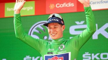Jasper Philipsen soñando con el maillot verde en el Tour