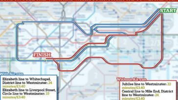 La nueva función de la aplicación revela cómo viajar por Londres solo usando Tubes con aire acondicionado