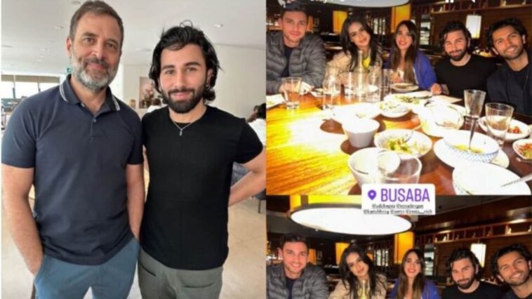 Orhan Awatramani conoce a Rahul Gandhi en un restaurante de Londres;  fiestas con Nysa Devgan.  Ver fotos