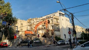 Urban renewal in Tel Aviv through demolition credit: Shiri Dover