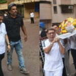 RIP Gufi Paintal: Kanwarjit Paintal y los miembros de la familia se derrumban durante los últimos ritos