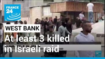 Tiroteo en Jenin: Al menos 3 palestinos muertos, otros 29 heridos en redada israelí