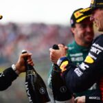 "Un top tres bastante icónico": Verstappen, Alonso y Hamilton reflexionan sobre compartir el podio juntos en Montreal