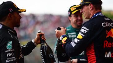 "Un top tres bastante icónico": Verstappen, Alonso y Hamilton reflexionan sobre compartir el podio juntos en Montreal